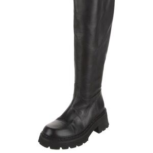 BY FAR Black Leather Boots